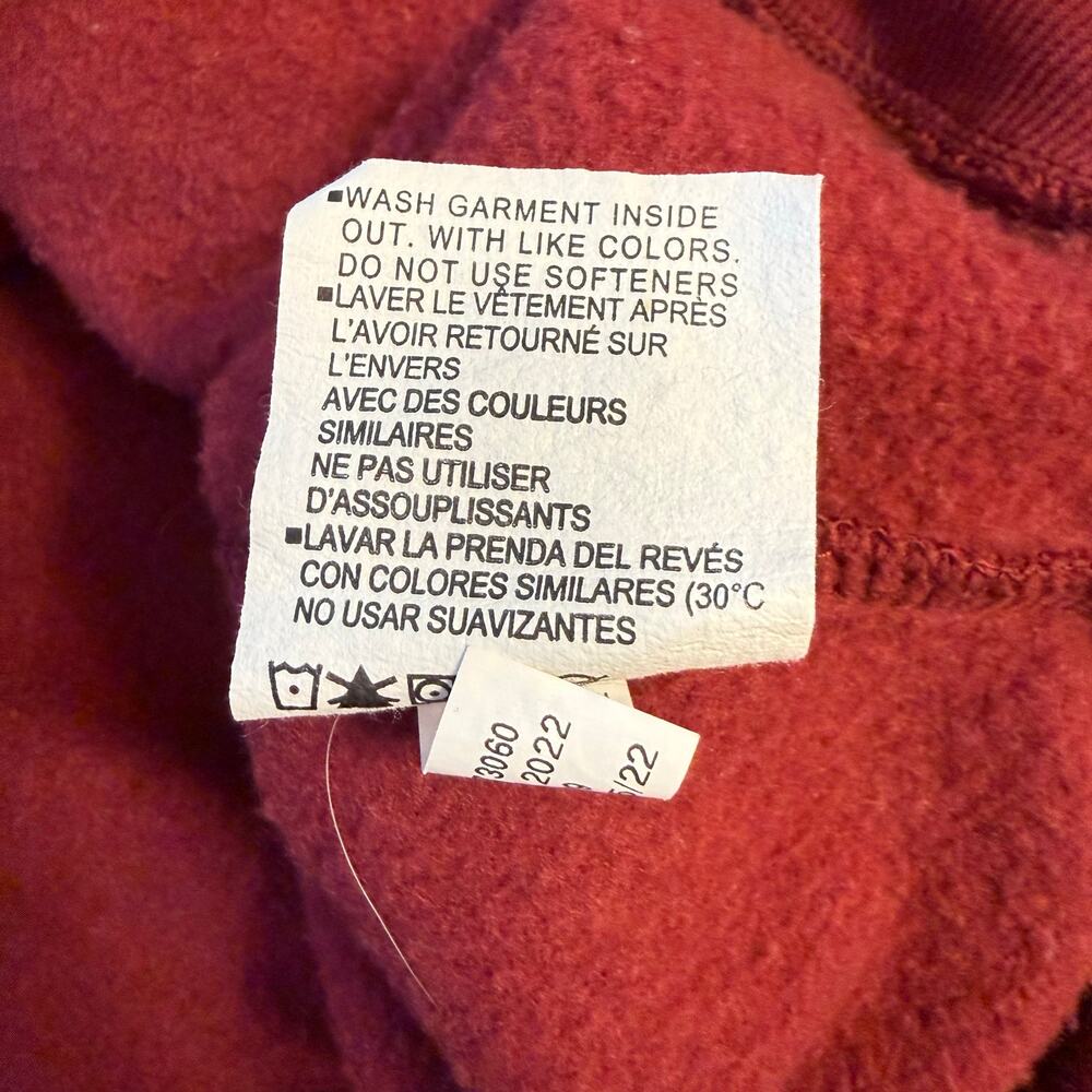 Under Armour Rival Hoodie Sweatshirt Big Logo Screenprint Maroon Unisex Small - Picture 7 of 9